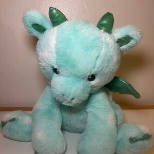 FAO Schwarz Glow Brights Toy Plush LED Sound Dragon 12" Stuffed Animal Tested